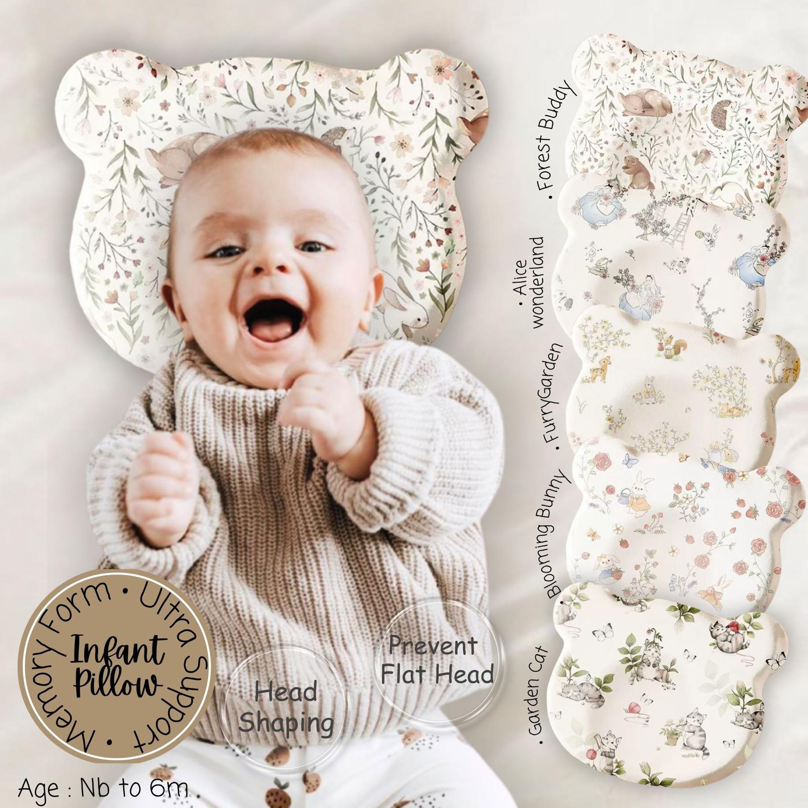 U:Baby Infant Head Shape Hugger Comfort Memory Form Pillow